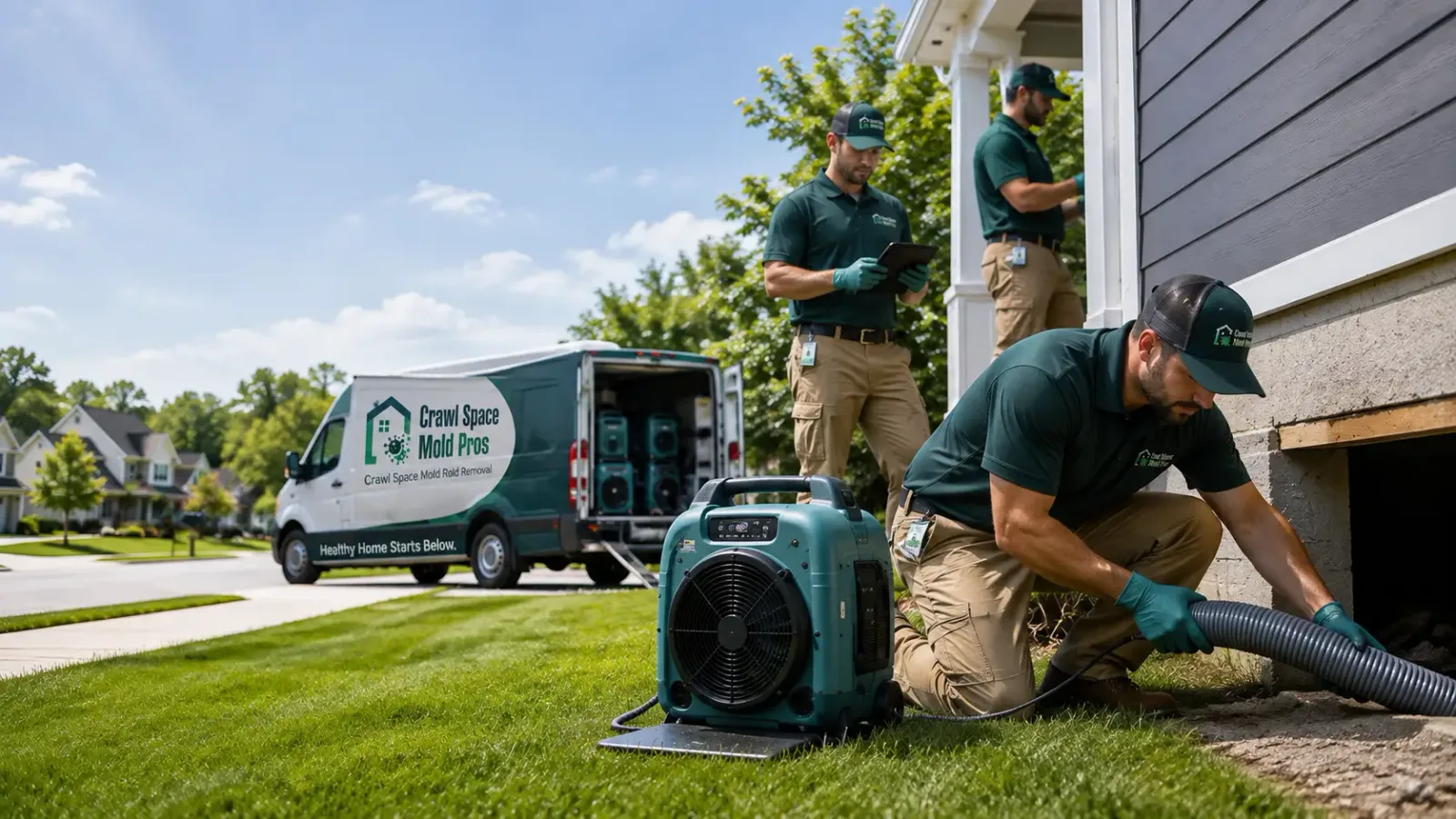 Crawl Space Mold Removal in Hawk Run, PA